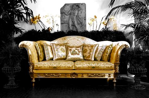 divano letto versace|versace luxury living.